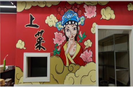 德保墙体彩绘的发展和应用